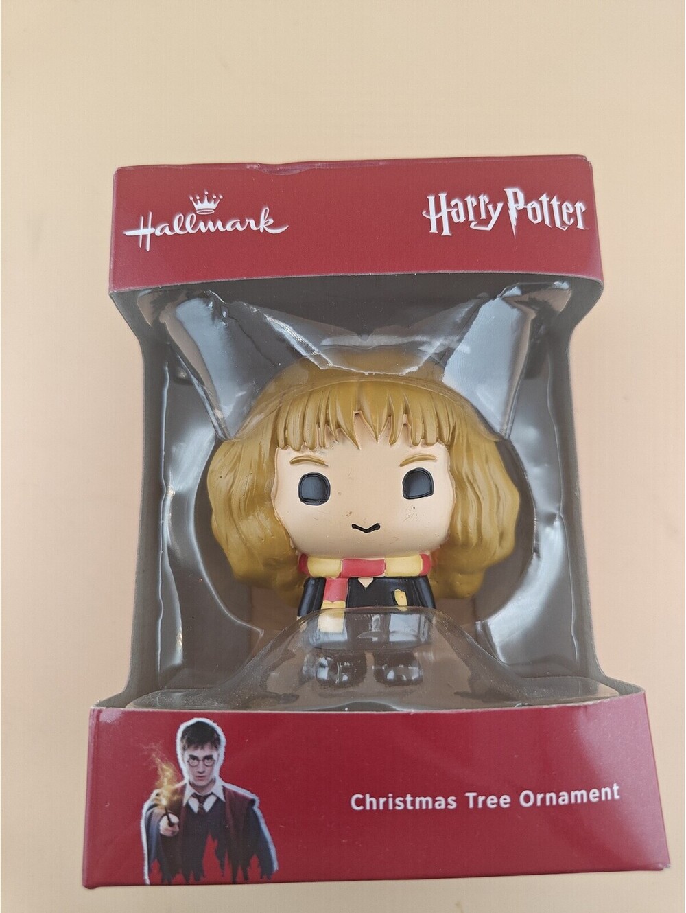 Hallmark 2018 Harry Potter Hermione Red Box Christmas Ornament